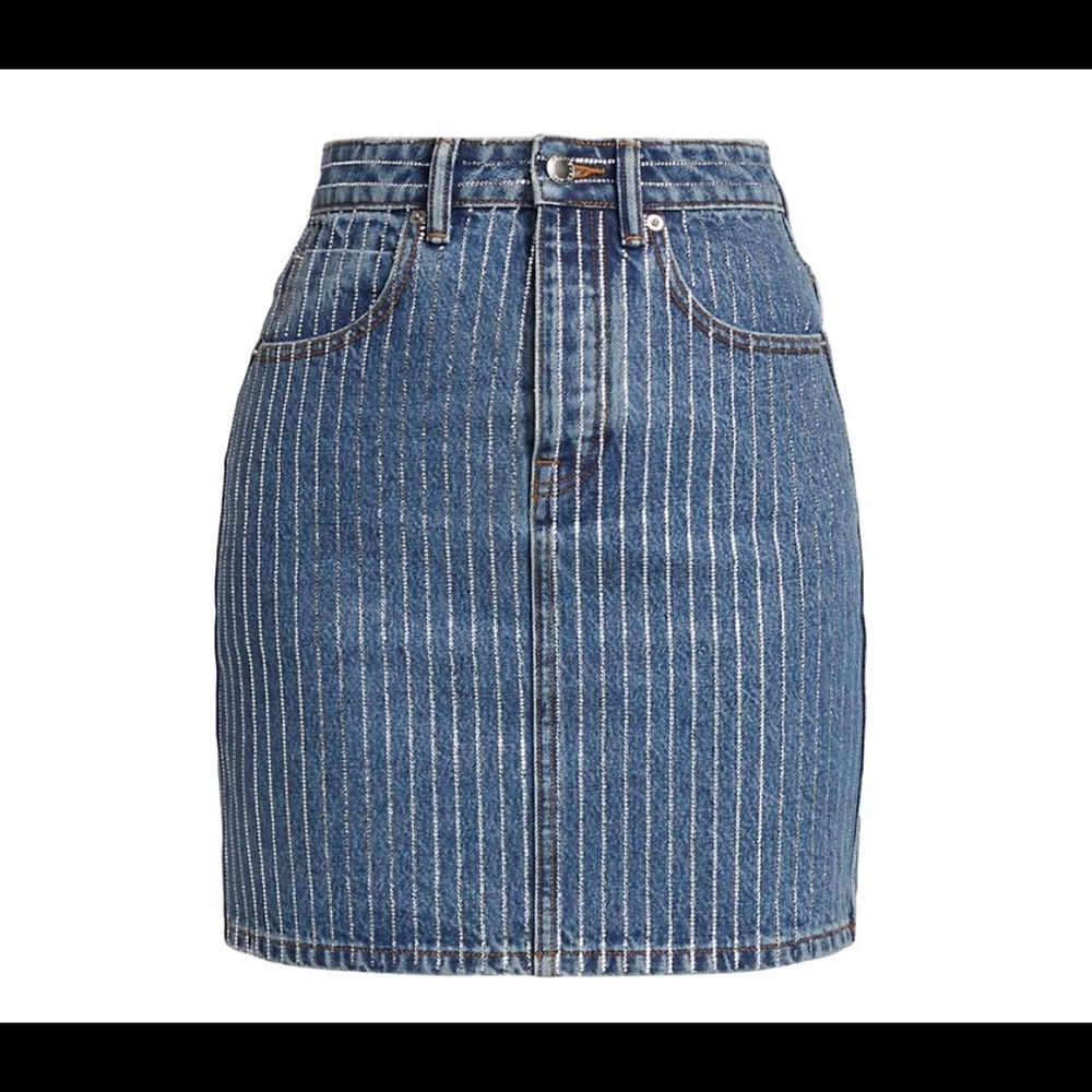 Alexander wang crystal skirt